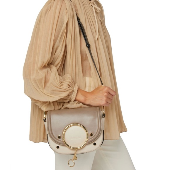See By Chloe Mara Crossbody Bag in Motty Grey - Picture 12 of 12